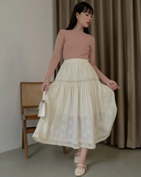 Hanesa Brocade Skirt foto 4