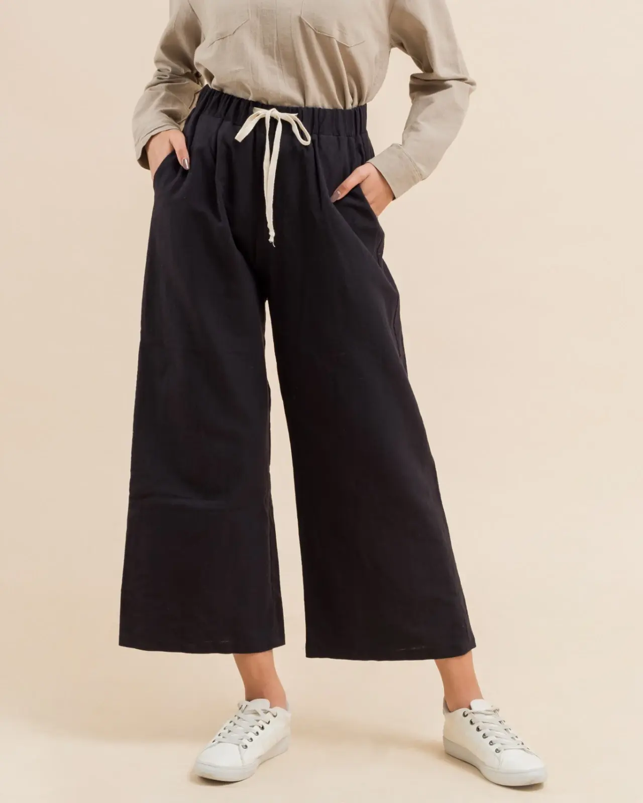 Hashima Linen Cullote