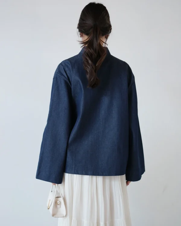 Keivan Denim Shirt Dark Blue foto 3