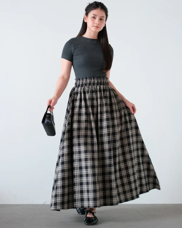 Ruska Plaid Skirt