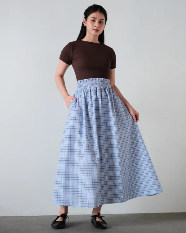 Jelya Plaid Skirt