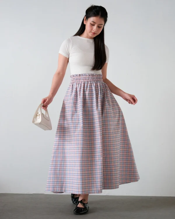 Jelya Plaid Skirt foto 4