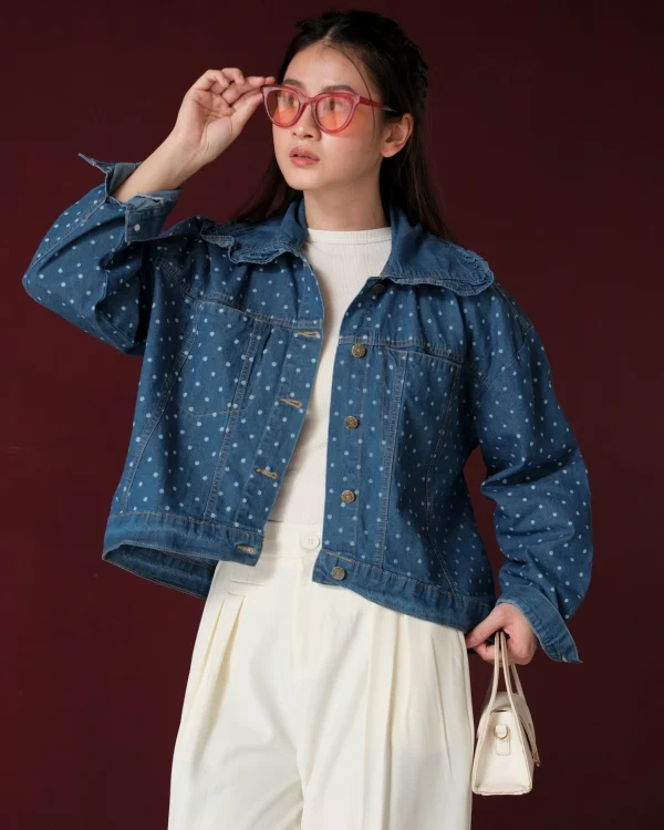 Velika Polka Denim Jacket foto 2