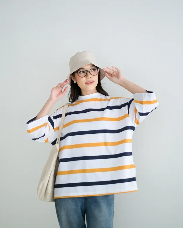 Karasu Stripe Sleeve Top foto 7