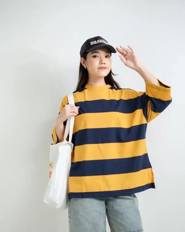 Karasu Stripe Sleeve Top foto 16