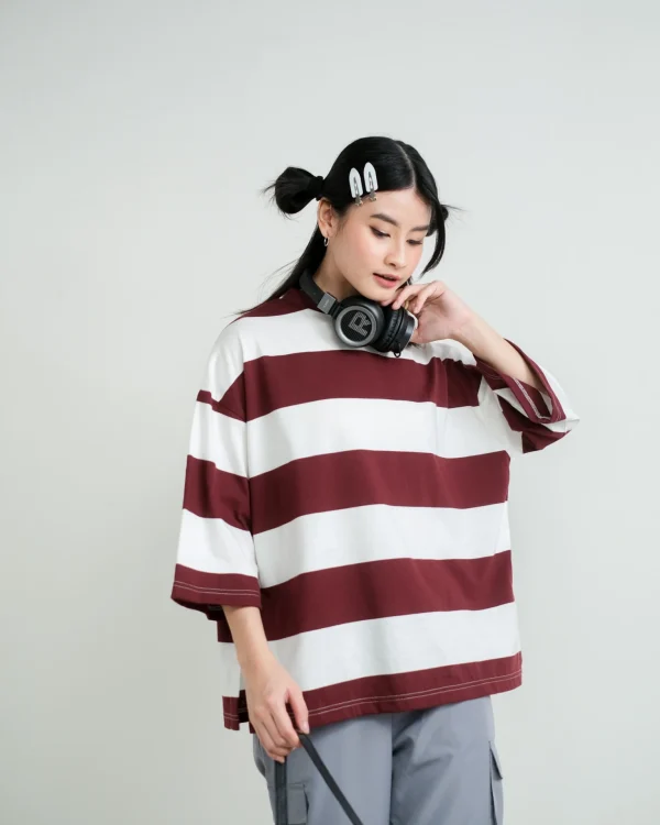 Karasu Stripe Sleeve Top foto 11