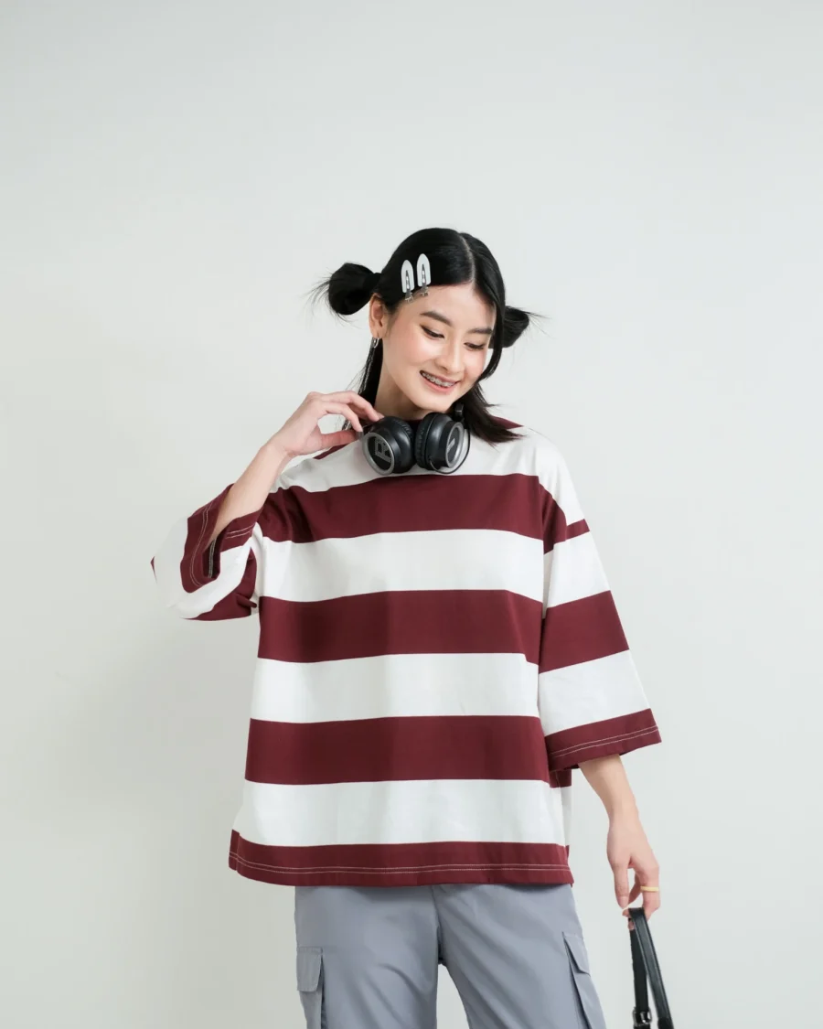 Karasu Stripe Sleeve Top foto 12
