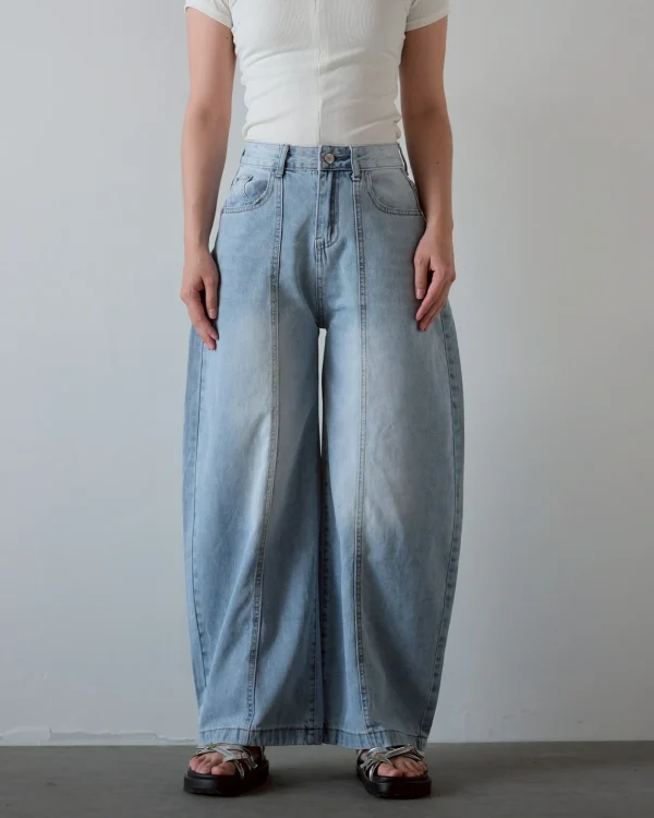 Harlea Barrel Denim Pants foto 4