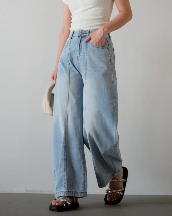 Harlea Barrel Denim Pants foto 6
