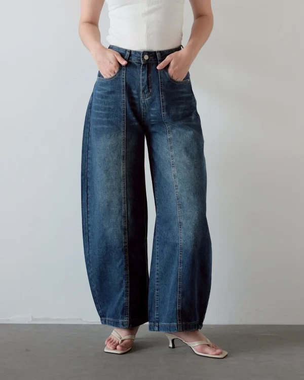 Harlea Barrel Denim Pants foto 2