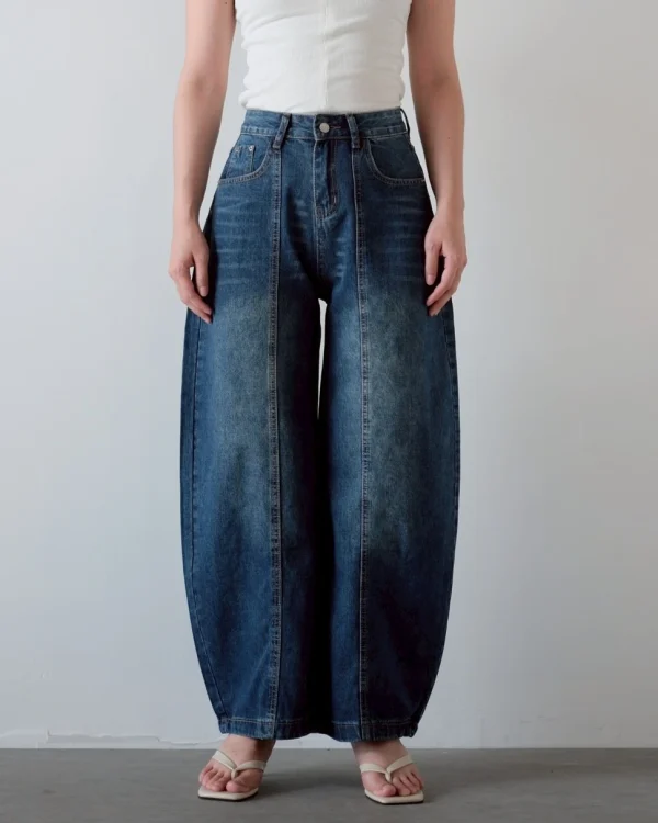 Harlea Barrel Denim Pants foto 1