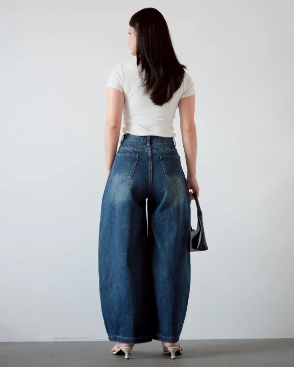 Harlea Barrel Denim Pants foto 3