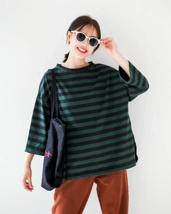 Karasu Stripe Sleeve Top foto 25