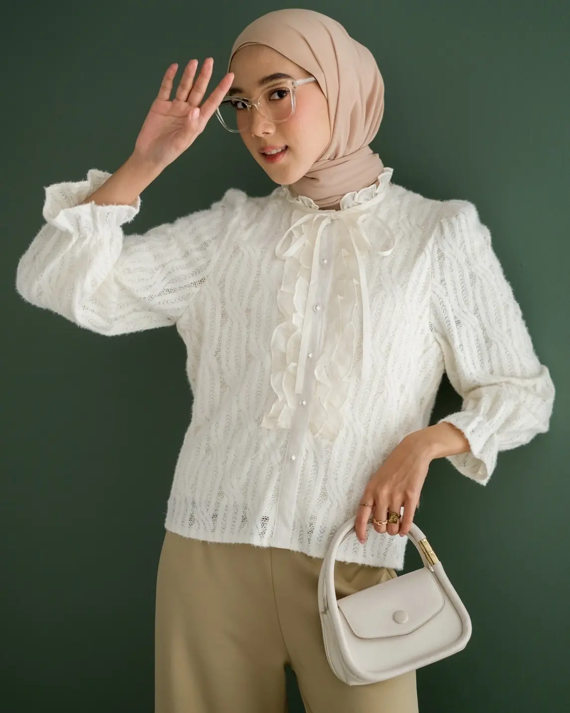 Tanishia Shirt Broken White foto 4