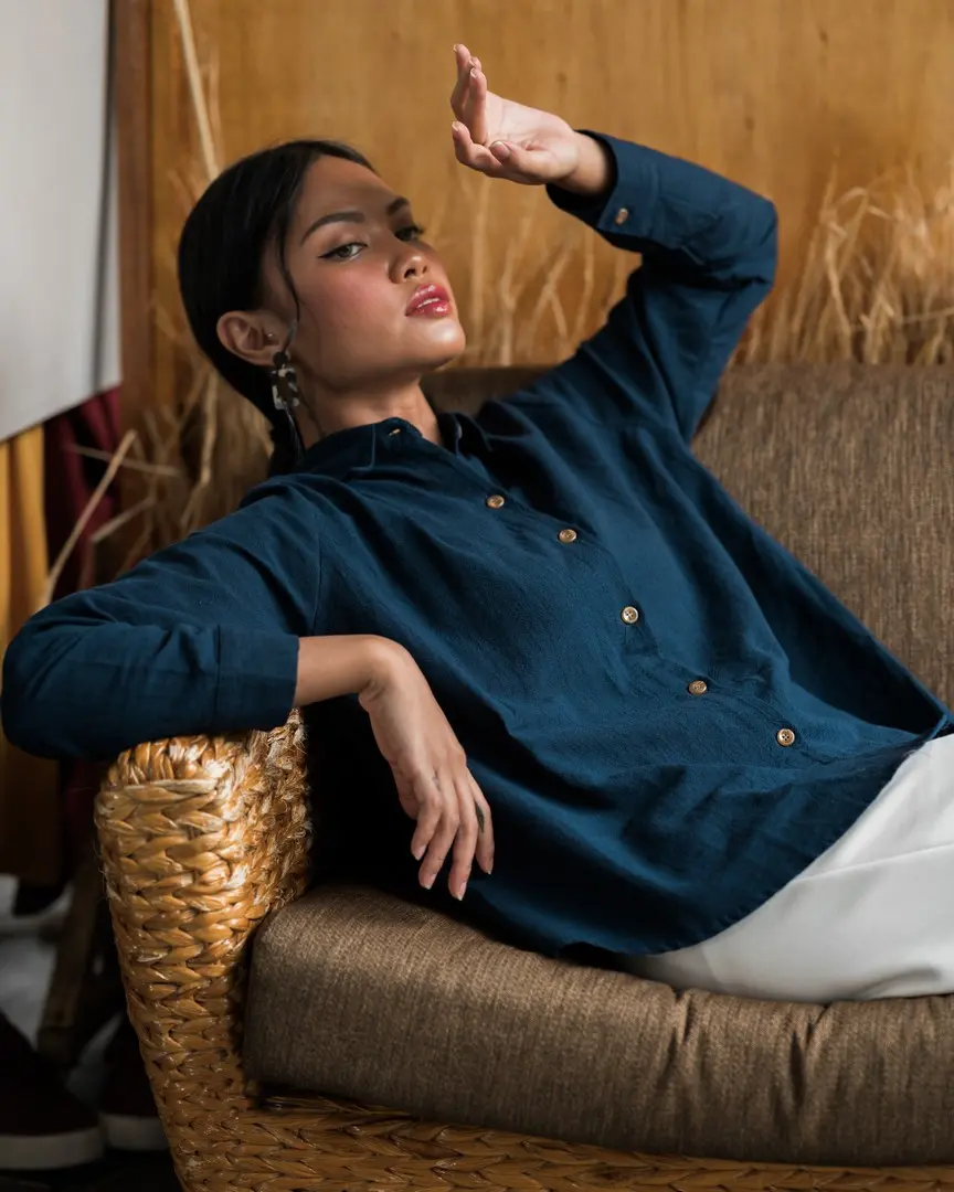 Preppy Linen Shirt foto 12