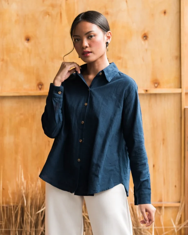 Preppy Linen Shirt foto 10