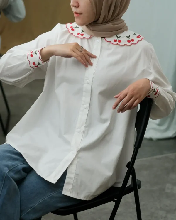 Cheryn Shirt Broken White foto 1