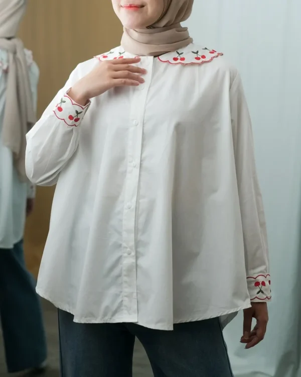 Cheryn Shirt Broken White foto 4