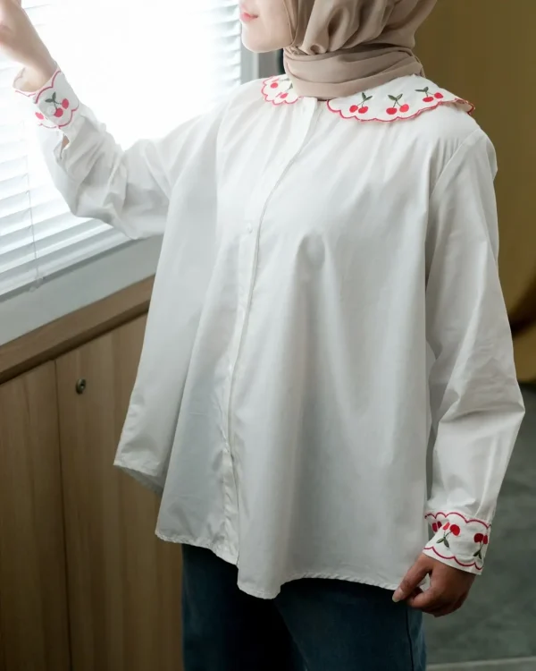 Cheryn Shirt Broken White foto 3