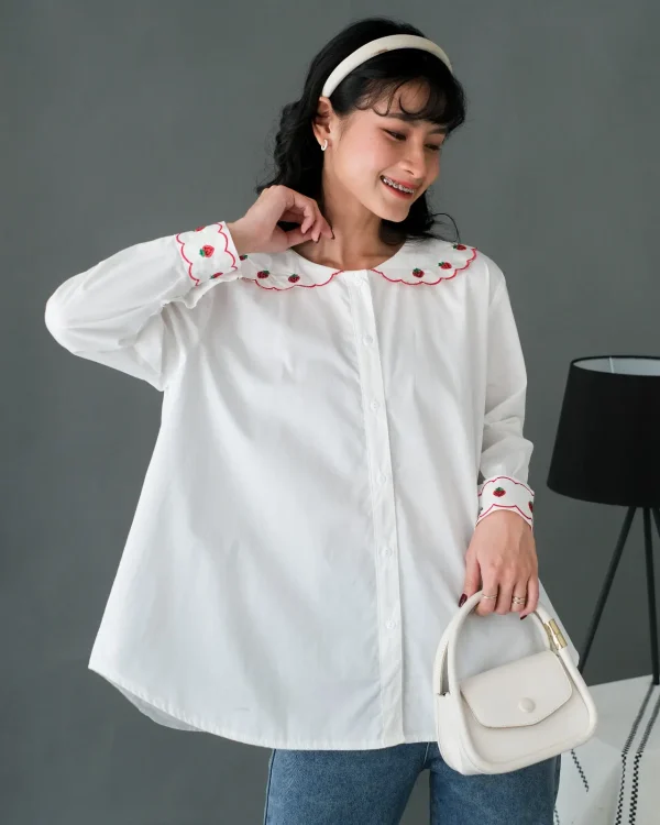 Strawberry Shirt Broken White foto 2