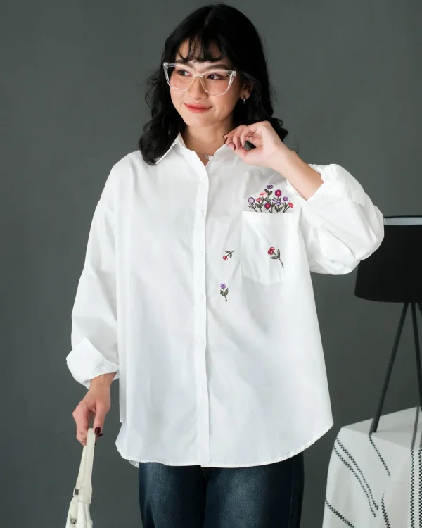 Elvina Shirt Broken White foto 1