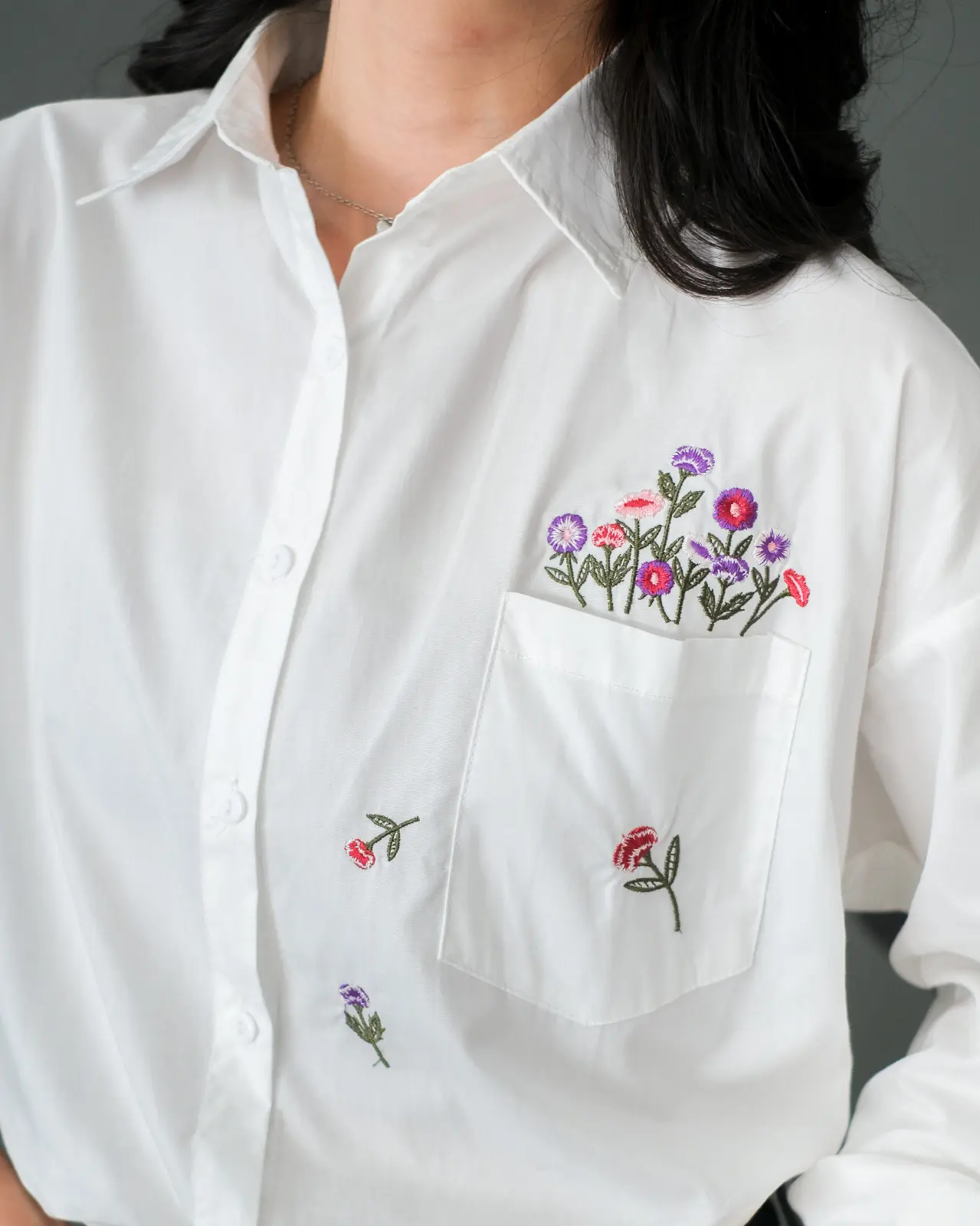 Elvina Shirt Broken White foto 4