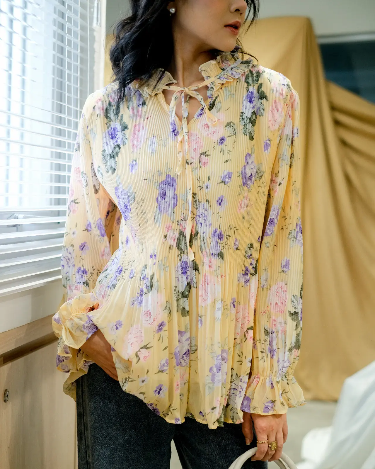 Qaisra Plisket Longsleeve foto 9
