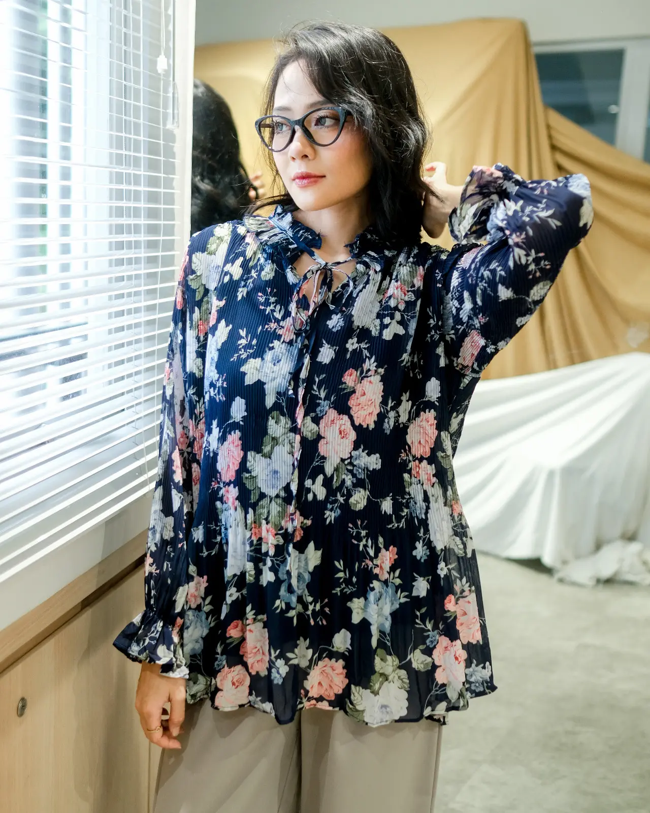 Qaisra Plisket Longsleeve foto 6