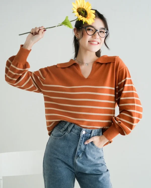 Aniku Longsleeve Terracota foto 2