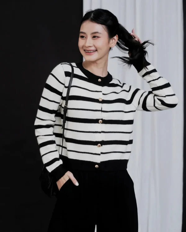 Farica Stripe Cardi foto 1
