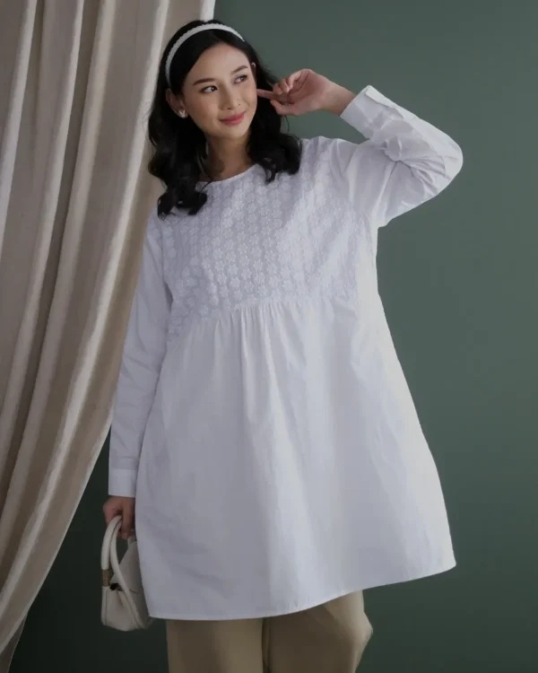 Kalyana Tunic Broken White foto 1
