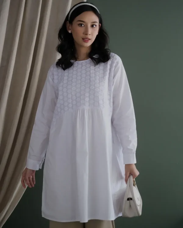 Kalyana Tunic Broken White foto 2