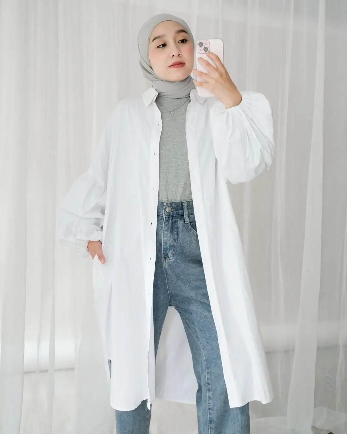 Osana Tunic Broken White foto 4