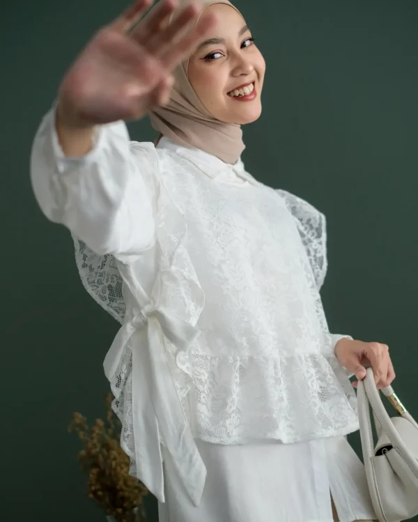 Azila Longsleeve Broken White foto 2