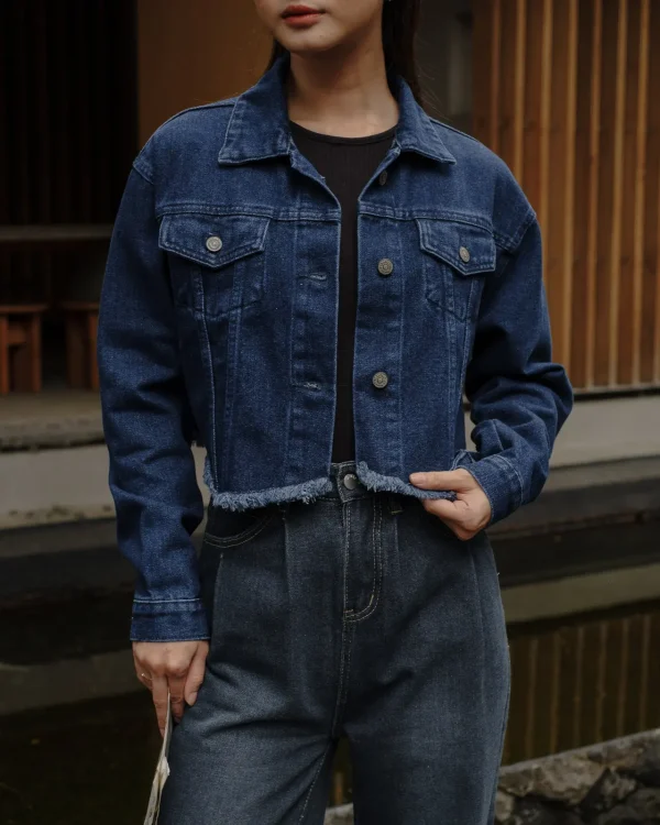 Darlene Denim Crop Jacket foto 5