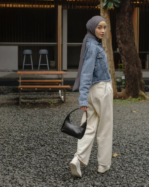 Darlene Denim Crop Jacket foto 3