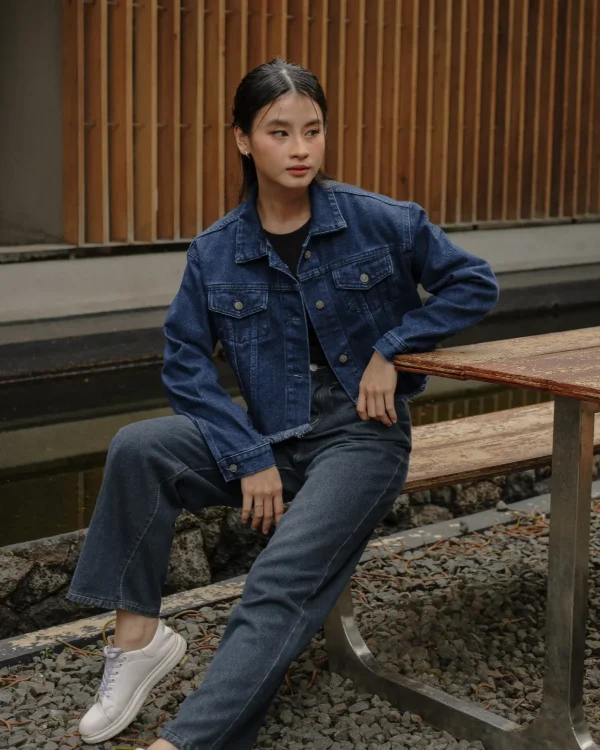 Darlene Denim Crop Jacket foto 4