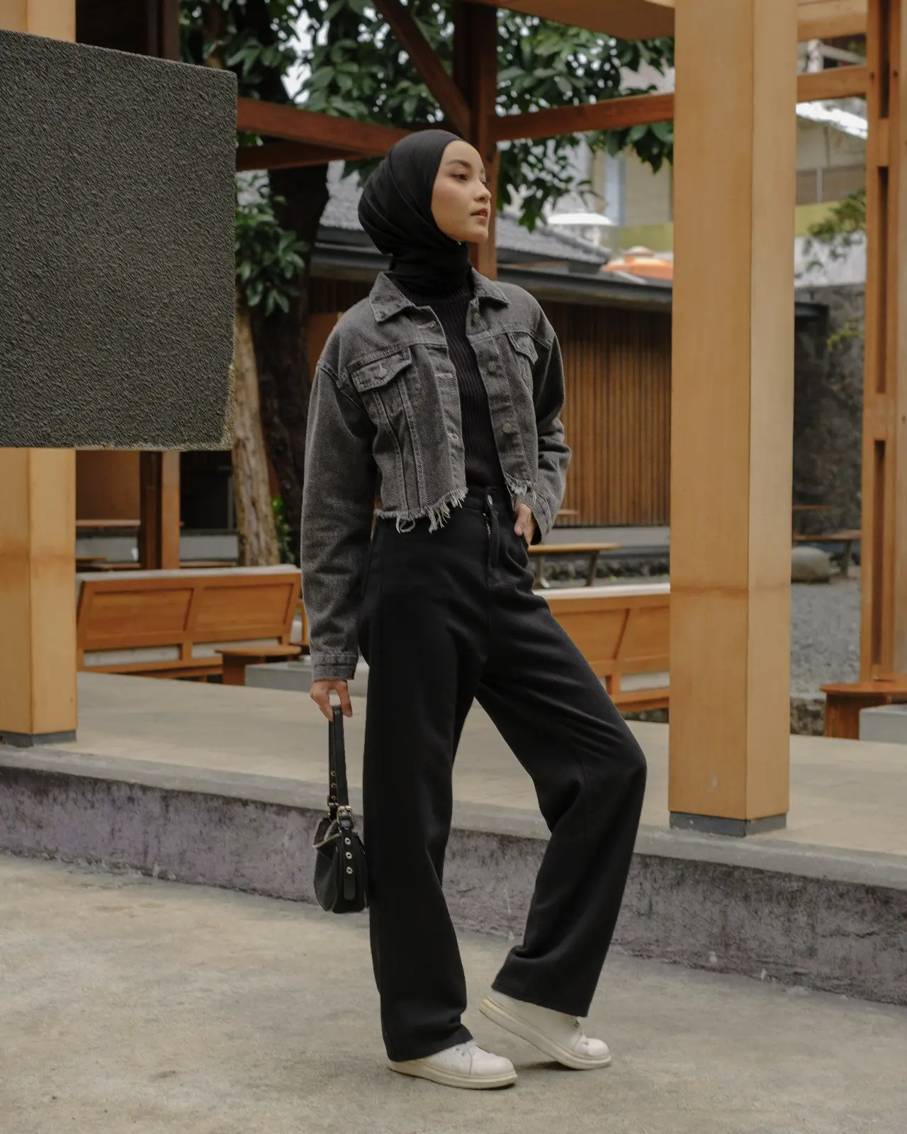Darlene Denim Crop Jacket foto 9