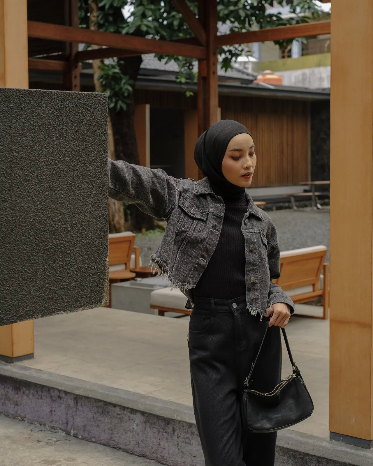 Darlene Denim Crop Jacket foto 8