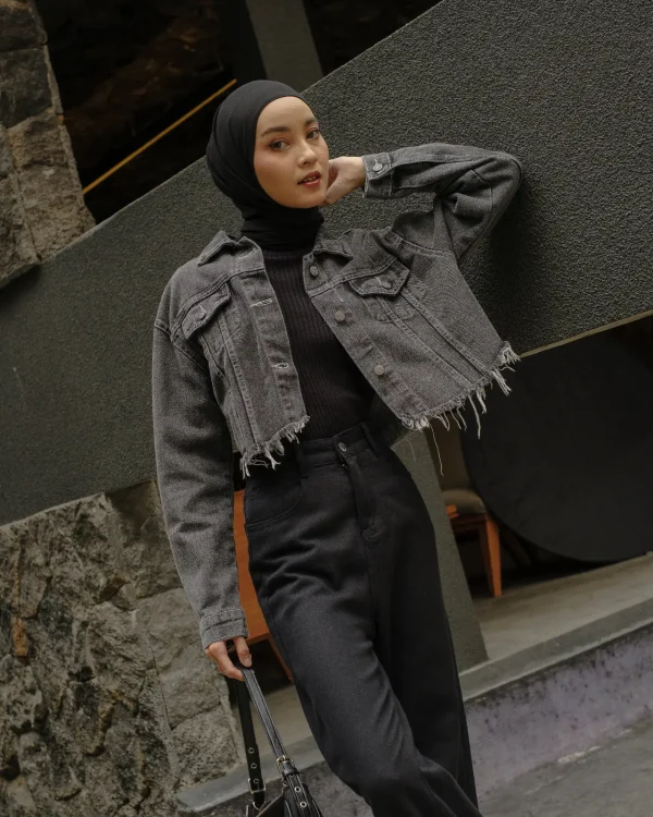 Darlene Denim Crop Jacket foto 7