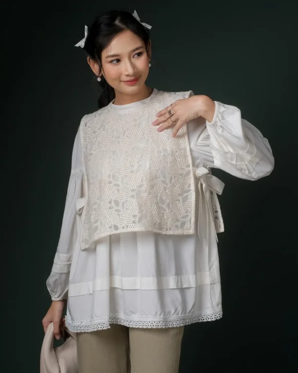 Halinka Longsleeve Broken White foto 1