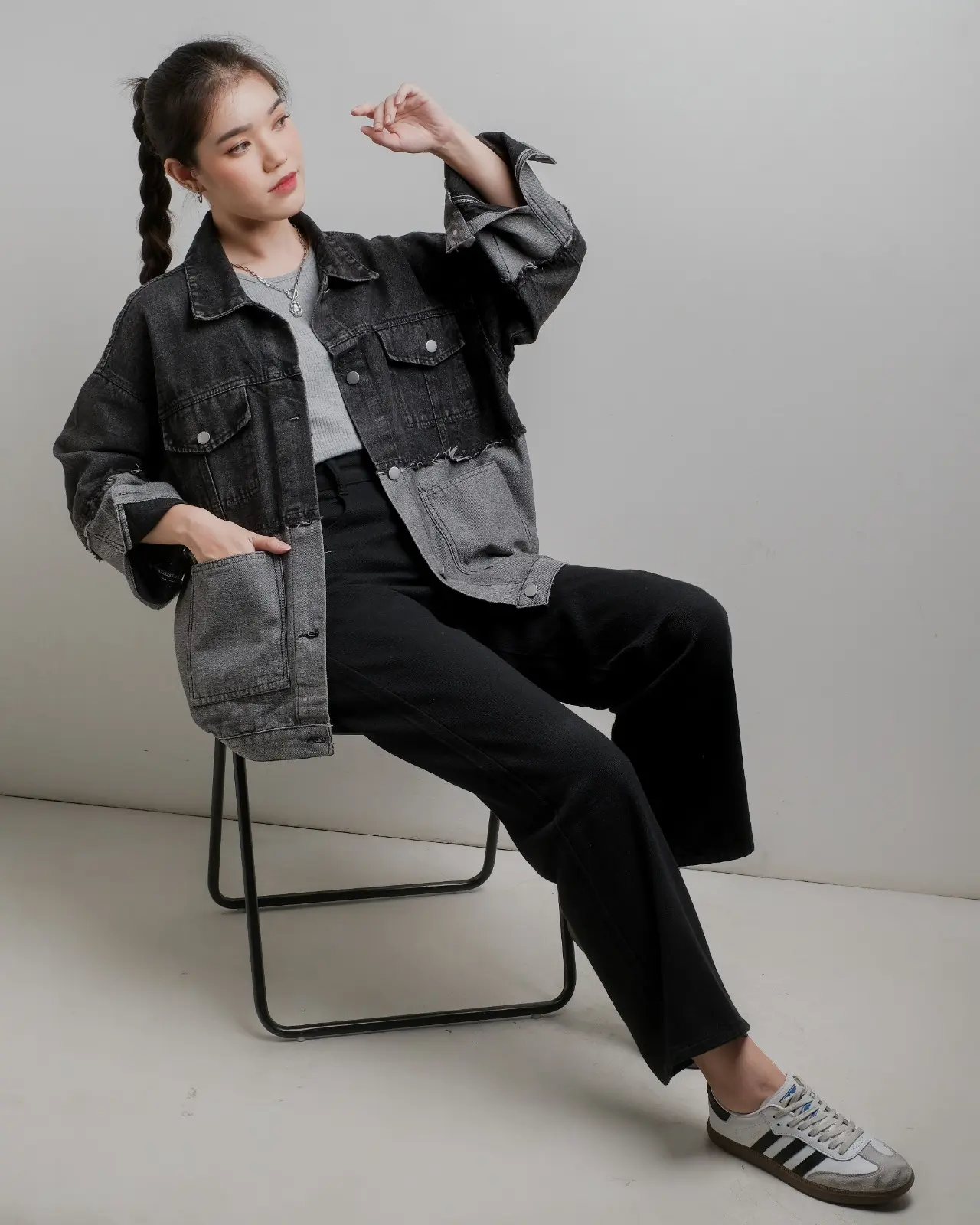 Qanshana Denim Jacket foto 6
