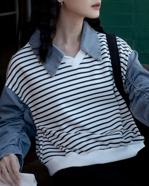 Erviana Stripe Longsleeve foto 4