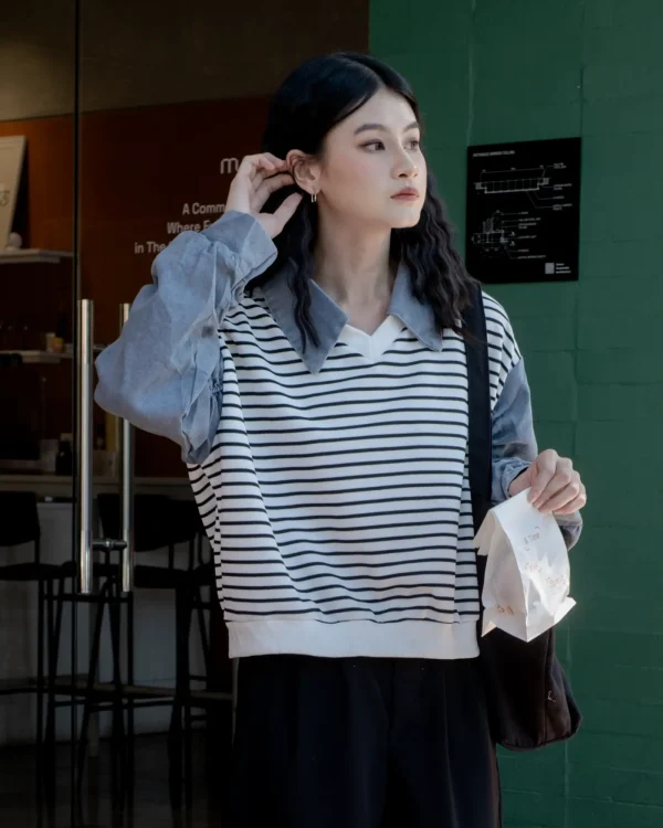 Erviana Stripe Longsleeve foto 5
