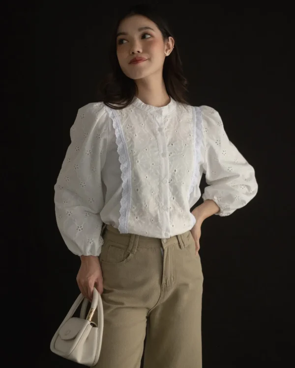 Gaina Shirt Broken White foto 3