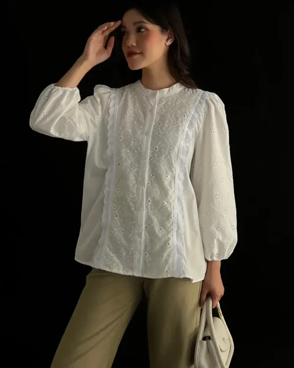 Gaina Shirt Broken White foto 2