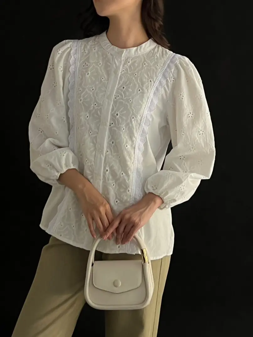 Gaina Shirt Broken White foto 4