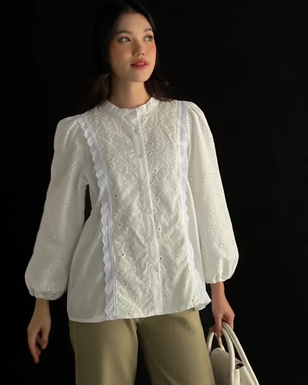 Gaina Shirt Broken White foto 1