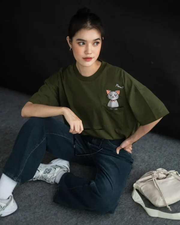 Meow T-Shirt foto 3