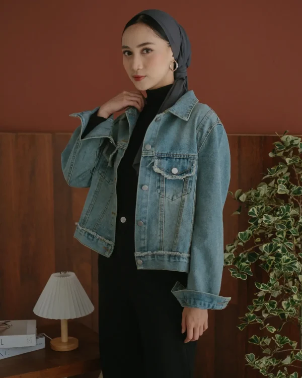 Daiva Denim Jacket Acid foto 1